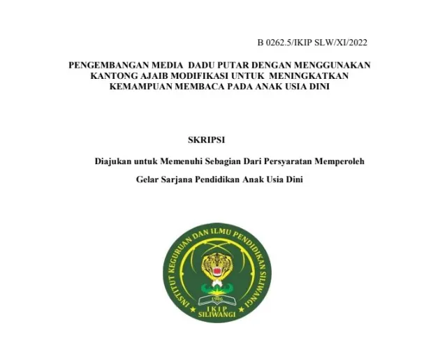 Surat Bebas Pustaka untuk Skripsi dan Tesis