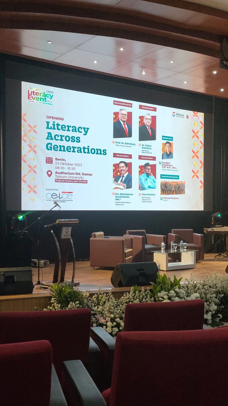 Kunjungan ke Telkom University dalam Acara Literacy Across Generation