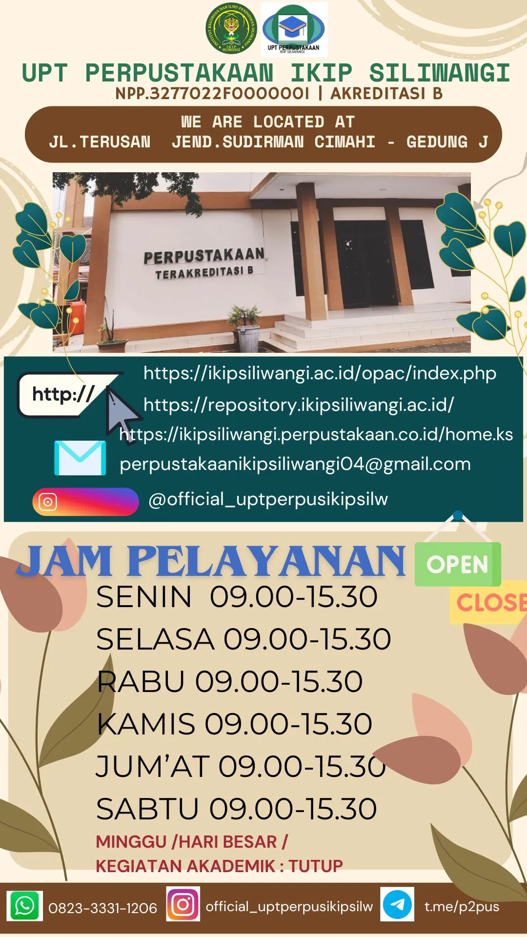 Jam Layanan dan Tata Tertib